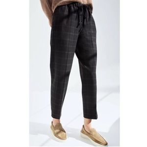 The group babaton Aritzia plaid pants